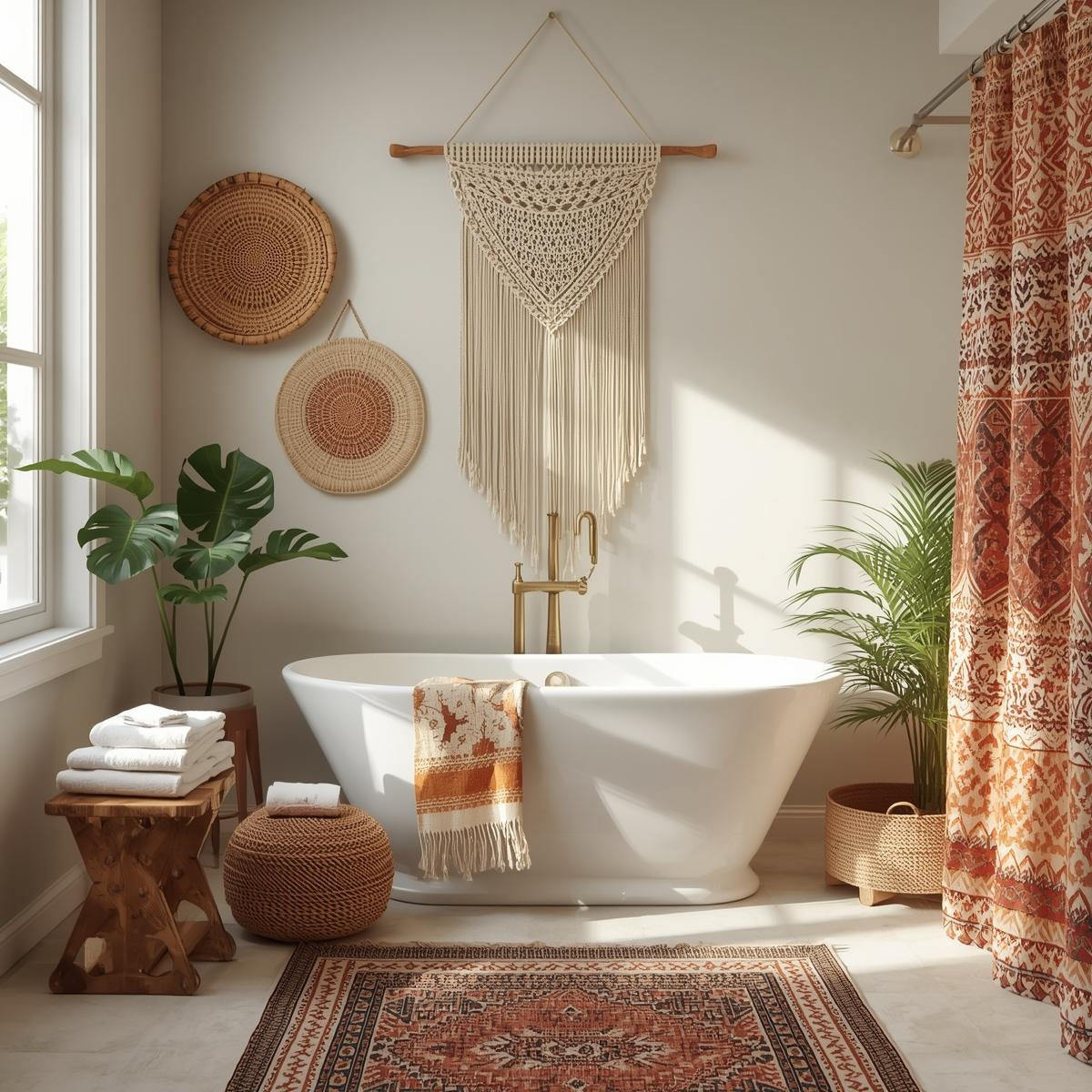 Boho Bathroom Bliss: Chic Secrets to a Dreamy Oasis Unveiled