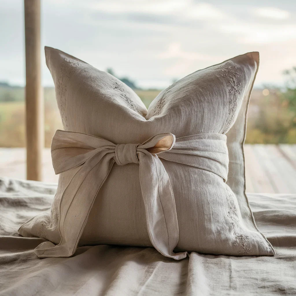 View of Eco-Friendly Linen Pillow Covers: Luxury, Comfort & Sustainability ...