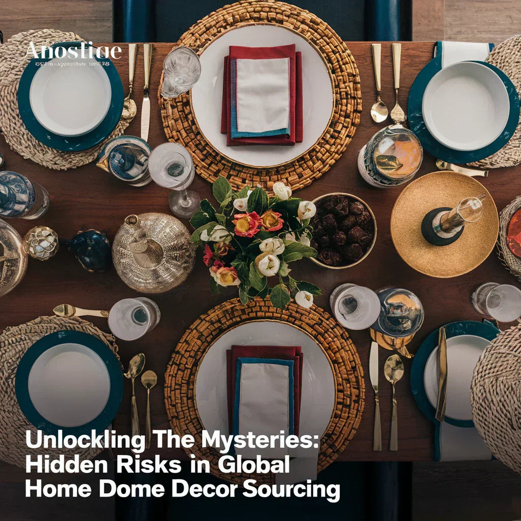 A captivating cover image featuring a beautifully set dining table with a mix of Eastern and Western styles, symbolizing home décor imported from China.