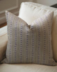 Handblock Printed Farmhouse Decorative Cushion Cover - Ethnic Leheriya