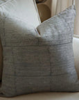 Square/Lumber Floral Living Room Block Printed Pillow Cover - Pure Linen - Lehar