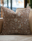 Kundanvan Block Printed Boho Pillow Cases Thick Linen