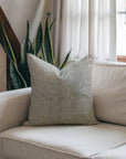 Heavy Linen Block Print Designer Boho Pillow/Cushion Cover - Sanganeri Jaal