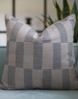 Throw Pillow Cover Designer Collection Of Hand Block Printed Pure Linen - Zig-Zag