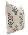 Block Print Linen Pillow Cover- AMITABH - Fabdivine