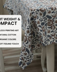 Thick Cotton White Table Cloth - Mandakani