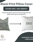 Handmade Pure Linen Pillow Cover - Mumtaj