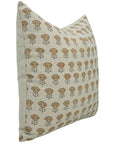 Block Printed Pure Linen Farmhouse Pillows