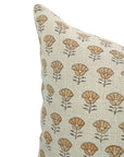 Block Printed Pure Linen Farmhouse Pillows