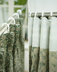 Floral Block Print Window Curtains - Valance Treatments - Himachal