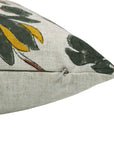 Hand Block Print Cotton Linen designer pillow cover- Shivri - Fabdivine