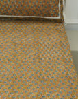 The delicate charm of block printing shines in this cotton bedsheet. Its floral design and pillow covers evoke rustic elegance, perfect for cozy homes with a handmade heart.