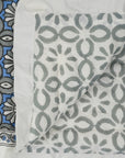 Handmade Block Printed Floral Cotton Quilt – Warm and Elegant