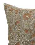 Block Print Pillow Cover For Sofa Couch Or Bed Thick Linen - Kundanvan