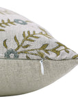 Handmade Floral Thick Linen Cushion Case - Shehjan