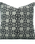 Block Printed Pure Linen Pillow Cover - Chudamani By Fabdivine