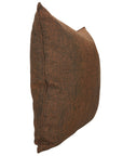 Handmade Brown Solid Linen House Warming Cushion Cover in Brown For Home Decor