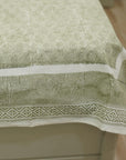 Cotton block print bedsheet, floral handprinted natural king size bedspreads, floral cotton pillow cover set, decorative cotton bedding, bohemian décor, farmhouse cotton bedding.