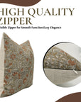 Block Print Pillow Cover For Sofa Couch Or Bed Thick Linen - Kundanvan