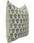 Square/Lumber Block Printed Pillow Cover - Pure Linen - Surajmukhi