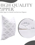 Handmade Indian Block Printed Bat Pillow Cover on Thick White Cotton by Artisans for Indoor Room Decor