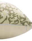 Duck Canvas Block Printed Designer Boho Pillow/Cushion Cover - Manikarnika