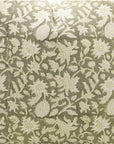 Duck Canvas Block Printed Designer Boho Pillow/Cushion Cover - Manikarnika