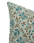 Thick Linen Blue Cushion Cover || Neera Bel