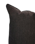 Handmade Solid Linen Brownish Cushion Case