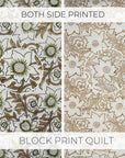 Block Printed Soft Cotton Block Printed for Elegant Housewarming Decor