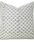 Block Printed Duck Canvas Pillow Cover - Alia