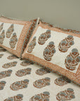 Floral bedsheets India, Artistic boho bedding, Flat sheet with block prints, Indian boho bedding, Sustainable cotton bedspread, Farmhouse floral bedding, Floral handmade bedcover.