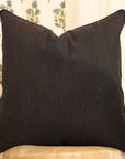 Handmade Solid Linen Brownish Cushion Case