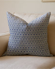 Elegant Lumbar Handblock Printed Pillow Covers Thick Linen - Mountain Moon