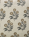 Elegant Designer Floral Printed Throw Pillow Cover With Neha Brown - Linen Blend