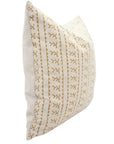 Handcrafted Mustard Vine Floral Throw Pillow Case on Premium Pure Linen Elegant Boho Farmhouse Accent - PHOOL DAALI