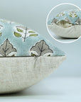 Handcrafted Floral Viscose Linen Pillow Case - Mayur