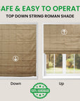 Pure Linen Floral Window Shade-Tarangini