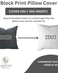 Handmade Solid Black Olive Linen Fabric Throw Boho Pillow Cover Durable Cushion Case for Sofas