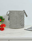 BLOCK PRINTED LINEN FLORAL BASKETS STORAGE FOR HOME DECOR & SHOPPING ORGANIZER - TARANGINI