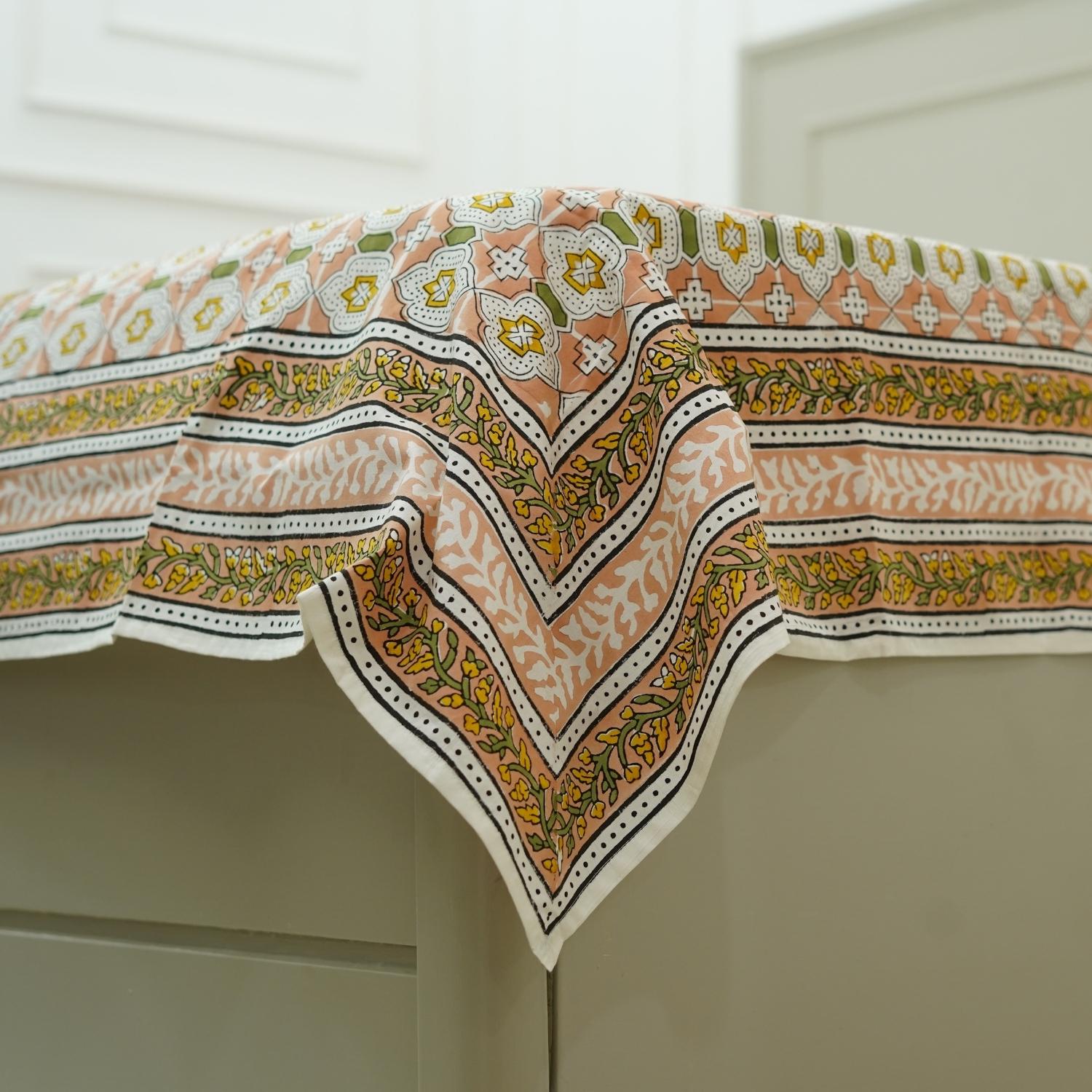 Cotton bedsheet for king, queen and twin size bed, made from 100% cotton fabric bedspread, floral block print handmade printed bedspread for king size bed.