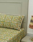 Cotton bedsheet for king, queen and twin size bed, made from 100% cotton fabric bedspread, floral block print handmade printed bedspread for king size bed.
