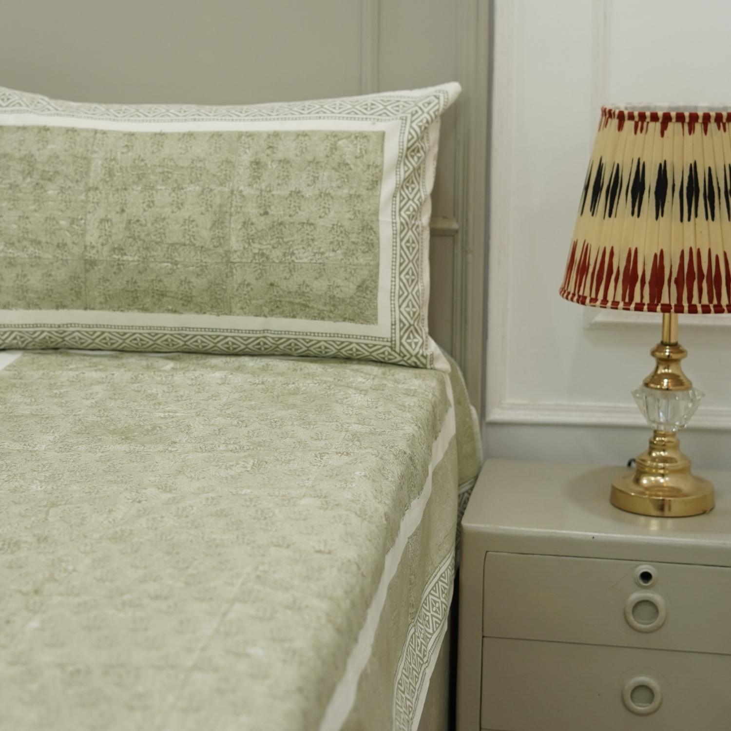 Hand block printed bedding, Indian block print bedsheets, Floral print cotton bedsheet, Natural dyed bedding, Block print pillow cover, Indian handloom bedsheets, Cotton throw for bed.