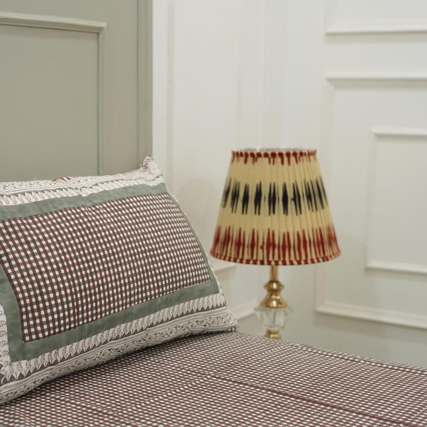 Elevate your home with the subtle beauty of block printed cotton bedding. Each floral detail is hand-stamped, creating a charming and natural aesthetic for your sleep sanctuary.