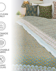 Handcrafted Block Printed Cotton Quilts – Medium Weight Warmth & Elegance