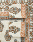 Floral bedding India, Printed cotton flat sheet, Boho chic bedding cotton, Nature printed bed linens, Soft cotton shams, Farmhouse floral bedding.