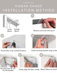 Roman Shade Installation Method