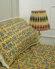 Cotton handmade block print bedsheet, decorative king size bedsheet, queen and twin bedcover, cotton fabric with white base, printed cotton bedsheet.