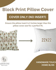 Duck Canvas Floral Premium Quality Pillow Cover