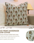Duck Canvas Floral Premium Quality Pillow Cover